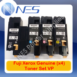 Fuji Xerox Genuine Value Pack (x4) Toner Set for DocuPrint CM115w/CM225fw/CP115w/CP116w VP